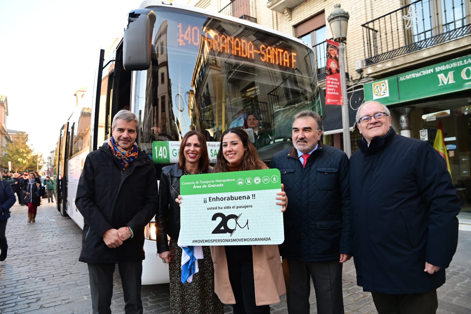 El Consorcio de Transportes de Granada supera la cifra récord de 20 millones de viajeros en 2023